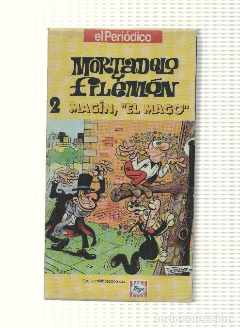 Colecionismo de Revistas e Jornais: VHS, El Periodico num 02: Mortadelo y Filemon - Magin el Mago. Con la colaboracion de Frigo