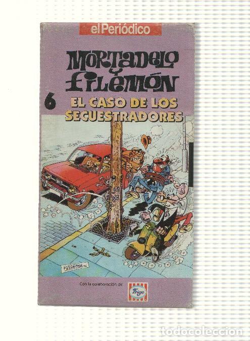 Colecionismo de Revistas e Jornais: VHS, El Periodico num 06: Mortadelo y Filemon - El caso de los secuestradores. Con la colaboracion d