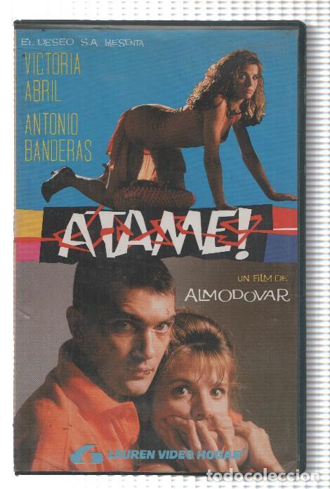 Colecionismo de Revistas e Jornais: VHS-Cine: ATAME - Victoria Abril, Antonio Banderas (Lauren 1991) - Pedro Almodovar