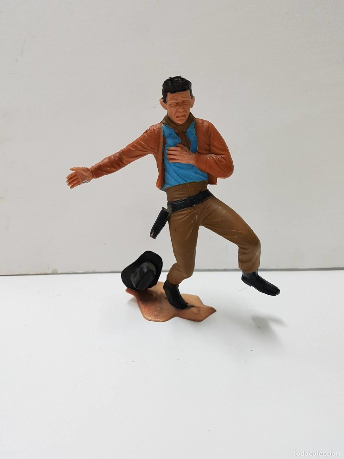 Colecionismo de Revistas e Jornais: Figura de goma de Ronald Reagan, vestido de vaquero