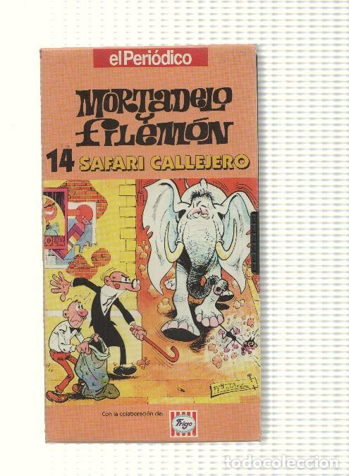 Colecionismo de Revistas e Jornais: VHS, El Periodico num 14: Mortadelo y Filemon - Safari callajero. Con la colaboracion de Frigo