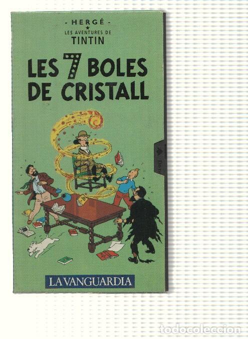 Colecionismo de Revistas e Jornais: VHS La Vanguardia: num 01 - Les Aventures de Tintin. Les 7 boles de cristall. Herge