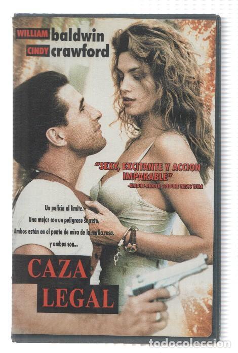 Colecionismo de Revistas e Jornais: VHS-Cine: CAZA LEGAL - William Baldwin, Cindy Crawford (Warner 1996) - Andrew Sipes