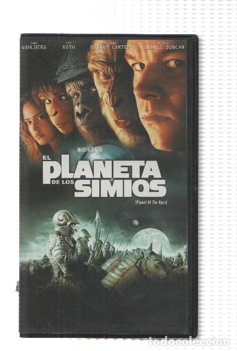 Colecionismo de Revistas e Jornais: VHS-Cine: EL PLANETA DE LOS SIMIOS - Mark Wahlberg, Tim Burton (Fox 2001) - Tim Burton