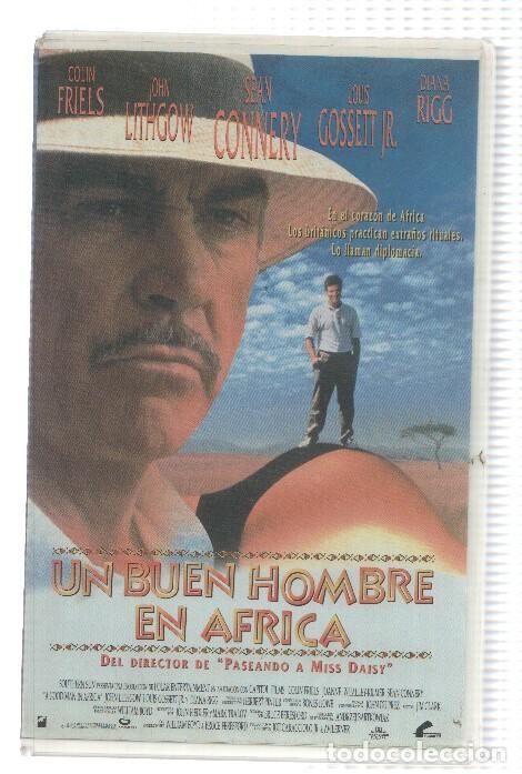 Colecionismo de Revistas e Jornais: VHS-Cine: UN BUEN HOMBRE EN AFRICA - Sean Connery, Louis Gossett Jr. (Filmplayer 1995) - Bruce Beres