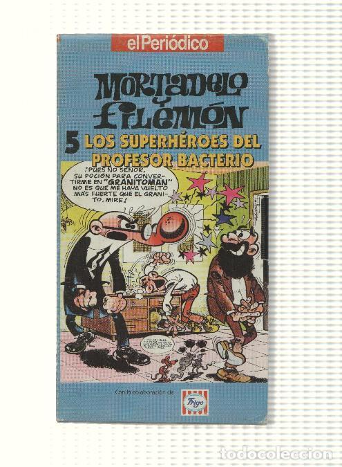 Coleccionismo de Revistas y Peri&oacute;dicos: VHS, El Periodico num 05: Mortadelo y Filemon - Los Superheroes del profesor Bacterio. Con la colabo