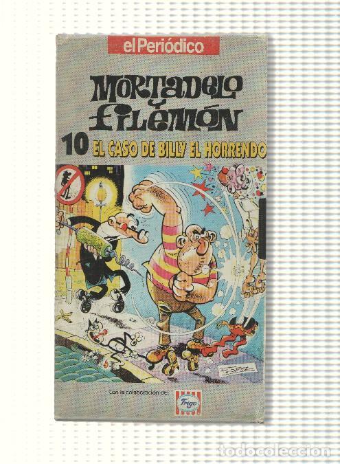 Coleccionismo de Revistas y Peri&oacute;dicos: VHS, El Periodico num 10: Mortadelo y Filemon - El caso de Billy El Horrendo. Con la colaboracion de