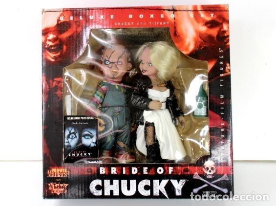 Coleccionismo de Revistas y Peri&oacute;dicos: Figura/Figure: BRIDE OF CHUCKY - La Novia de Chucky, Pack de 2 figuras (Movie Maniacs 2) - Movie Man