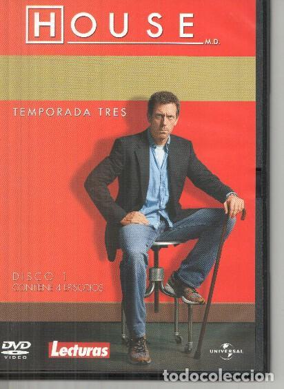Colecionismo de Revistas e Jornais: DVD: House: temporada tres, disco 1