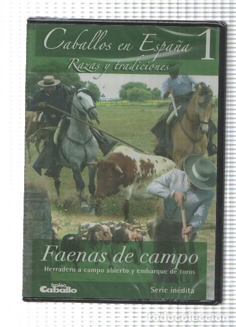 Colecionismo de Revistas e Jornais: DVD, serie inedita: Caballos en Espa&ntilde;a num 1 - Razas y tradiciones. Faenas de campo. Herradeo a camp