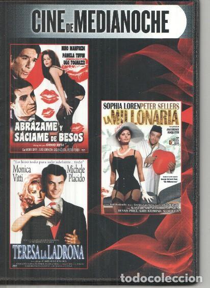 Colecionismo de Revistas e Jornais: DVD: Cine de medianoche: Abrazame y saciame de besos, La millonaria, Teresa la ladrona
