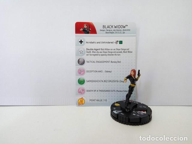 Collection Magazines and Newspapers: Heroclix: BLACK WIDOW - Natasha Romanoff 01 (con tarjeta identificativa) - Marvel