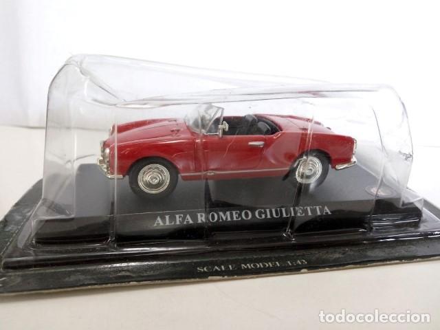 Collectionnisme de Revues et Journaux: Coche Escala/Scale Diecast Car: ALFA ROMEO GIULIETTA, Descapotable Rojo - EDICIONES DEL PRADO