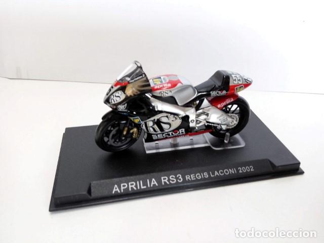 Collectionnisme de Revues et Journaux: Moto Escala/Scale Diecast Moto: APRILIA RS3, Regis Laconi - 2002 - VARIOS