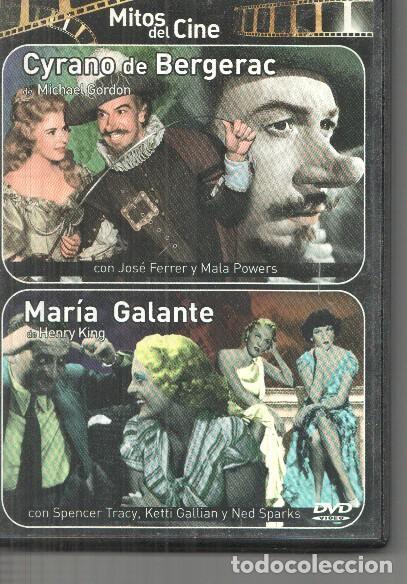 Collectionnisme de Revues et Journaux: DVD: Mitos del cine: Cyrano de Bergerac (Michael Gordon, Jose Ferrer) y Maria Galante (Henry King, S