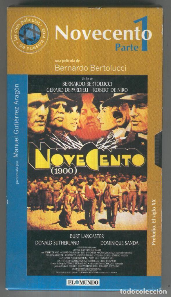 Collectionnisme de Revues et Journaux: VHS Cine: NOVECENTO, Parte 1 y Parte 2 - Bernardo Bertolucci - Bernardo Bertolucci
