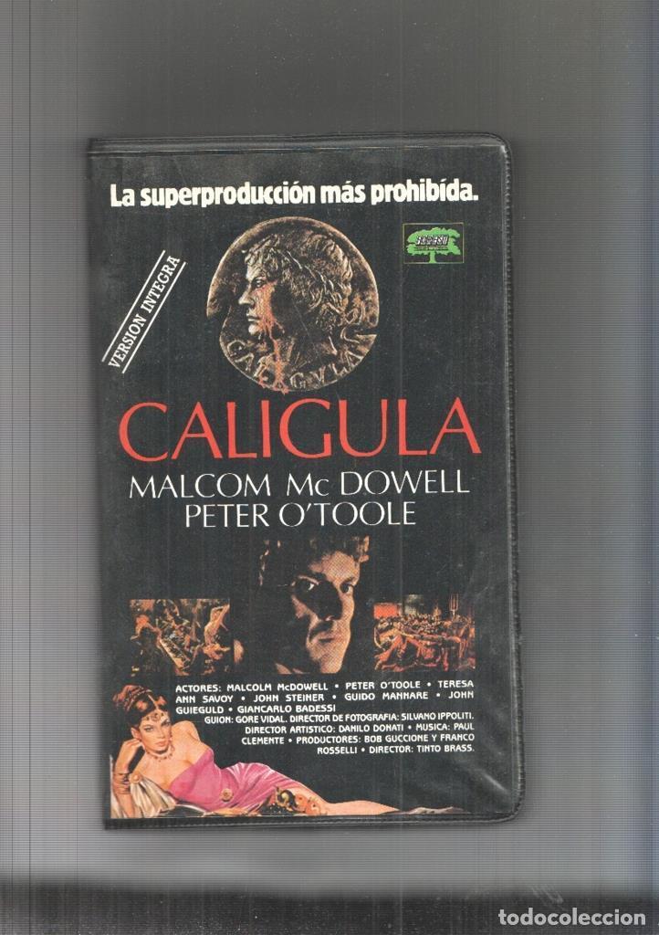 Coleccionismo de Revistas y Peri&oacute;dicos: VHS-Cine: CALIGULA - Malcom McDowell version integral - Tinto Brass