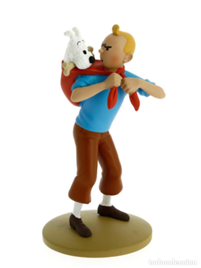 Coleccionismo de Revistas y Peri&oacute;dicos: Figura coleccionista Tintin y Milu del album El templo del sol, 12cm 2015 (ref. #42194) - Varios
