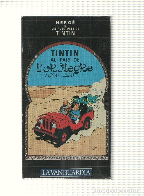 Sammeln von Zeitschriften und Zeitungen: Tintin: VHS La Vanguardia: num 16 - Les Aventures de Tintin. Tintin al pais de lor negre. Herge - NU