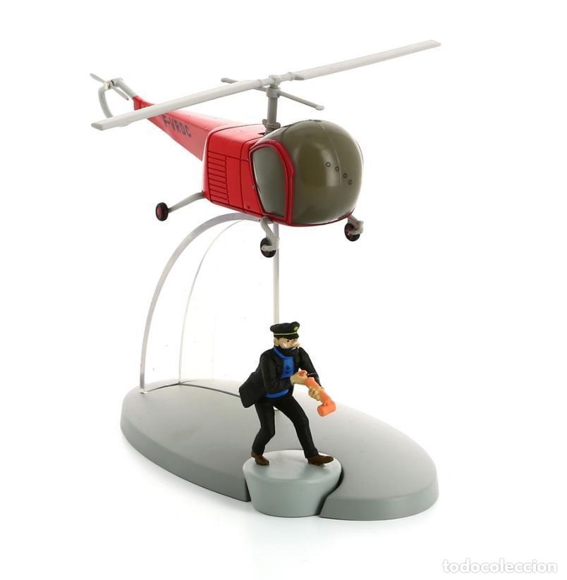 Collection Magazines and Newspapers: Helicoptero Tintin con figura de Haddock: helicoptero BORDURIO F-VRDC de El Asunto Tornasol&rdquo; 2015 (