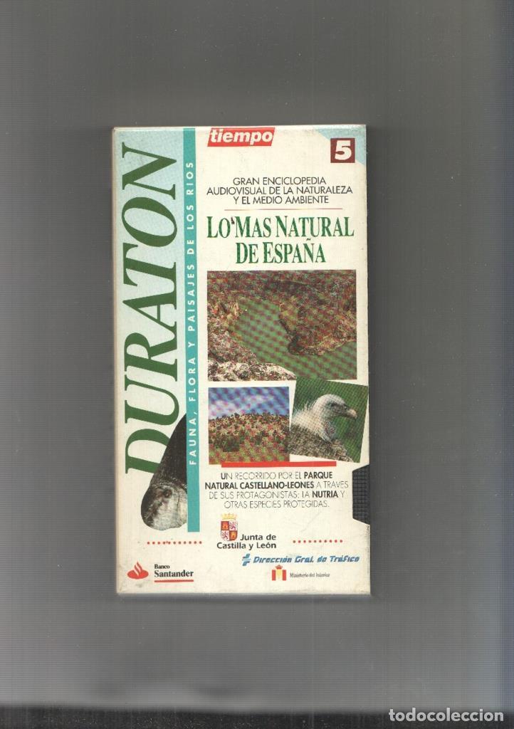 Sammeln von Zeitschriften und Zeitungen: Video Vhs: Lo mas natural de Espa&ntilde;a: Duraton - Varios