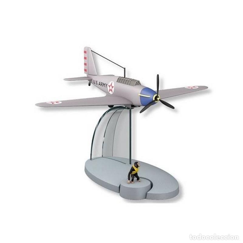 Collectionnisme de Revues et Journaux: Avion Tintin con figura de Jocko: avion Americano Jo y Zette (2016) (ref. #29555) - Varios