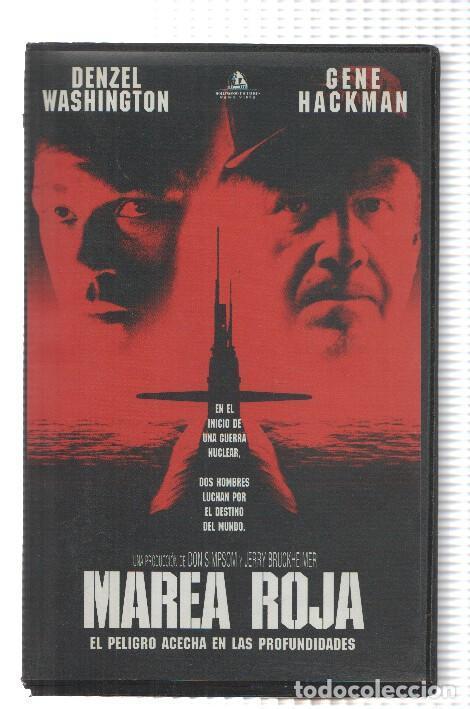 Sammeln von Zeitschriften und Zeitungen: VHS-Cine: MAREA ROJA - Denzel Washintong, Gene Hackman (Hollywood Pictures 1995) - Tony Scott