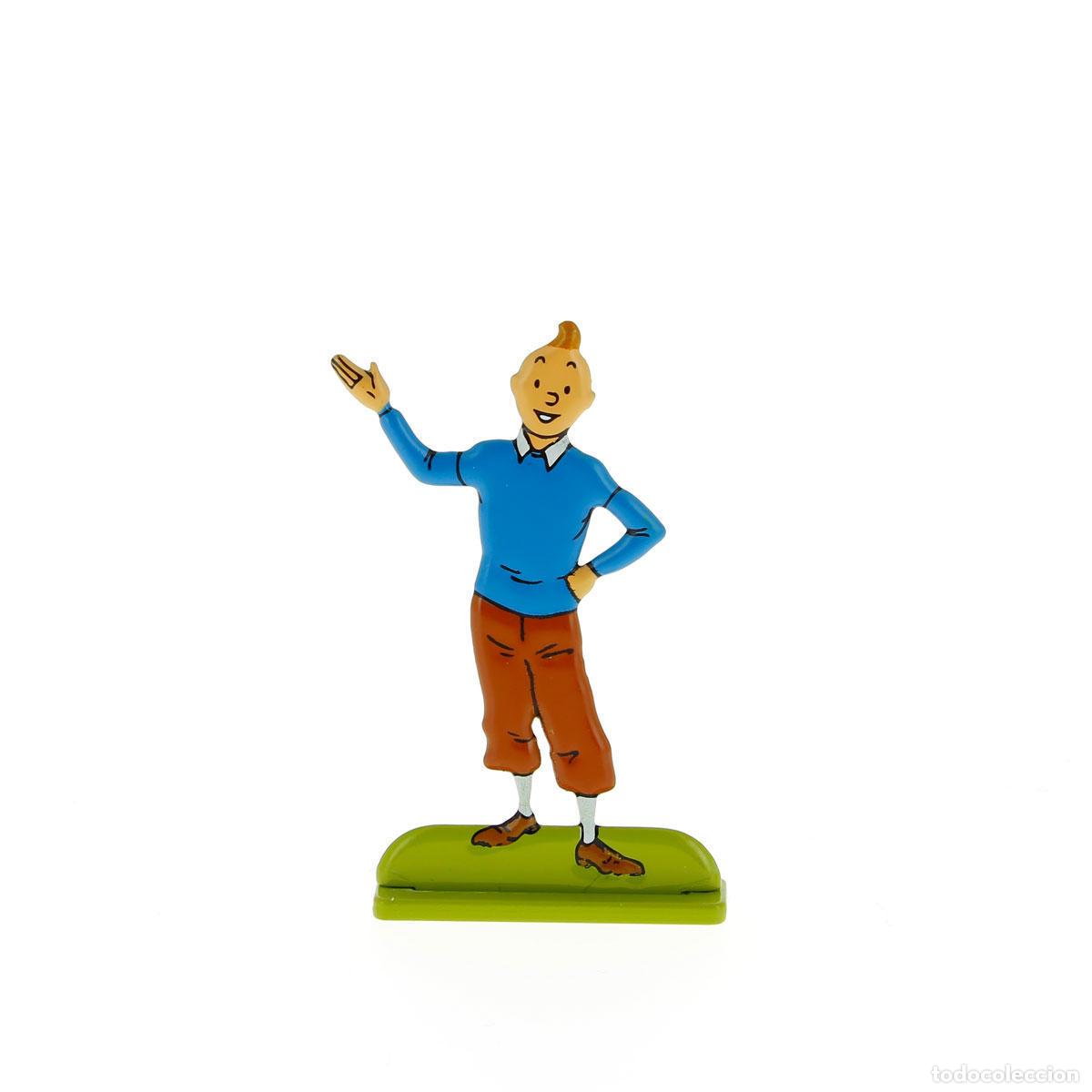 Coleccionismo de revistas y peri&oacute;dicos: Silueta metalica Tintin presenta.. de Le Petit Vingtieme (ref. #29228) - Varios
