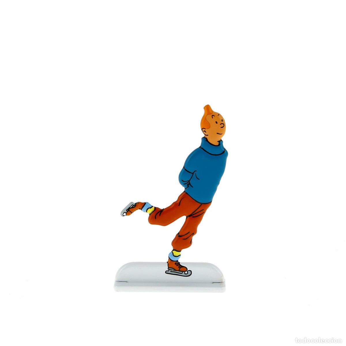 Coleccionismo de revistas y peri&oacute;dicos: Silueta metalica Tintin patinando (ref. #29232) - Varios