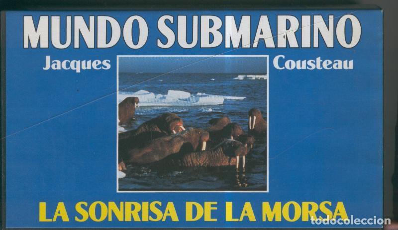 Collezionismo di Riviste e Giornali: Video VHS: Jacques Cousteau: Mundo Submarino numero 22: la sonrisa de la morsa - Varios