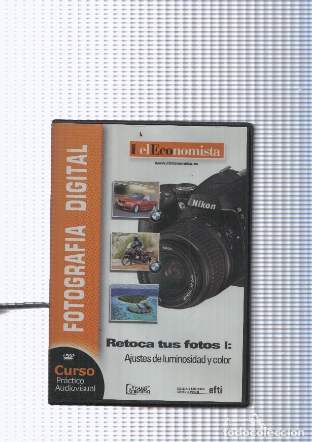 Coleccionismo de Revistas y Peri&oacute;dicos: DVD: Fotografia digital volumen 04: Retoca tus fotos I:Ajustes de luminosidad y color -