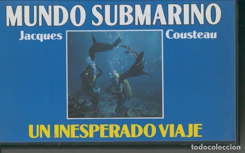 Colecionismo de Revistas e Jornais: Video VHS: Jacques Cousteau: Mundo Submarino numero 05: Un inesperado viaje - Varios