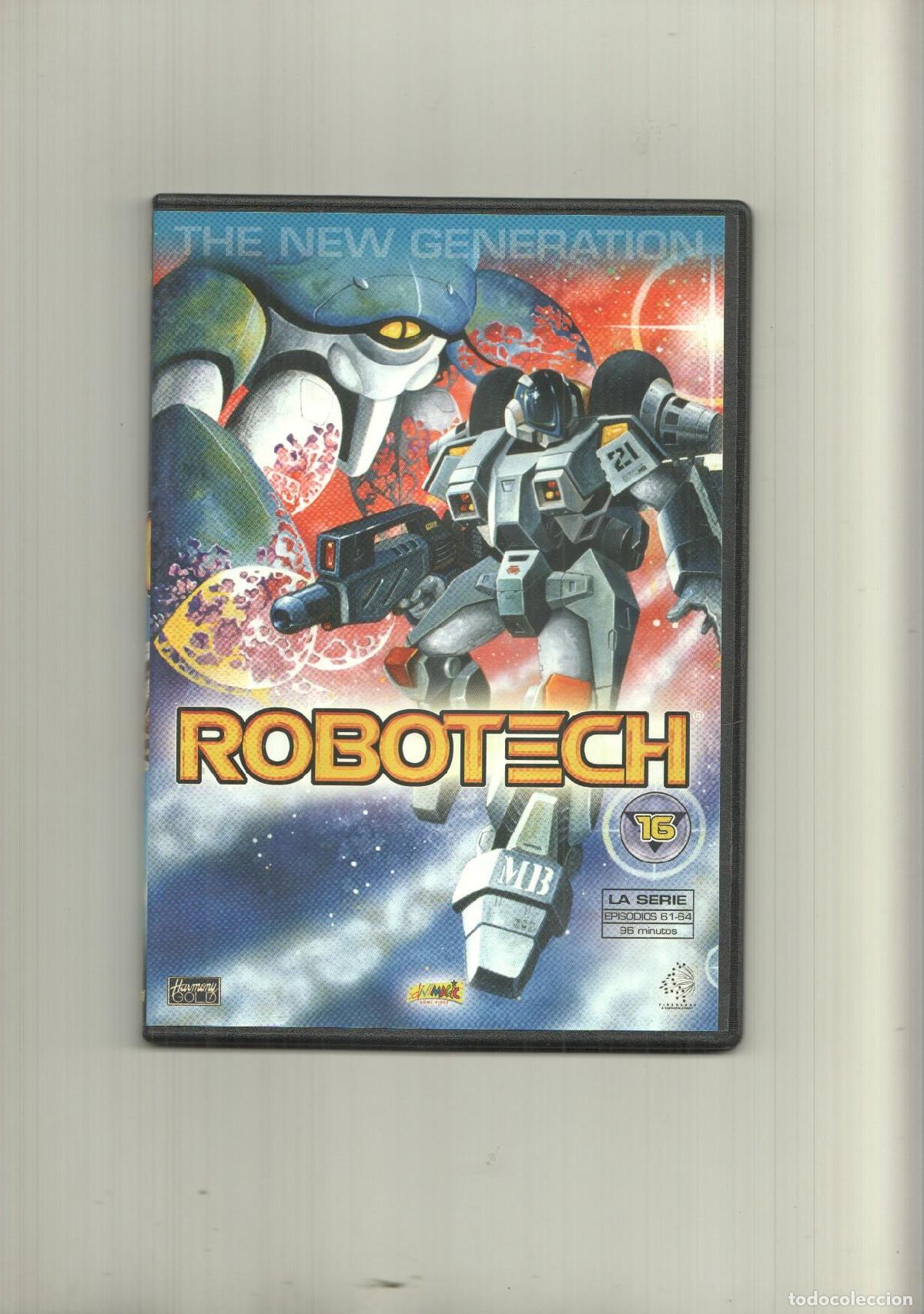 Coleccionismo de Revistas y Peri&oacute;dicos: DVD: The Macross Saga Robotech numero 16 con los episodios 61 al 64 -