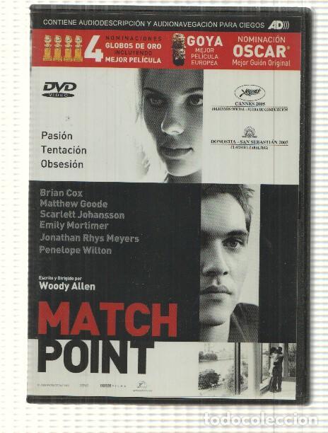 Collezionismo di Riviste e Giornali: DVD pelicula: Match Point. Escrito y dirigido por Woody Allen con Brian Cox, Scarlett Johansson, Mat