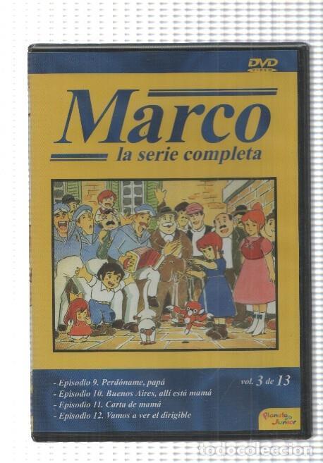 Sammeln von Zeitschriften und Zeitungen: DVD, dibujos: Marco (1976) vol. 03, De los Apeninos a los Andes. Incluye los episodios 9 al 12. Plan