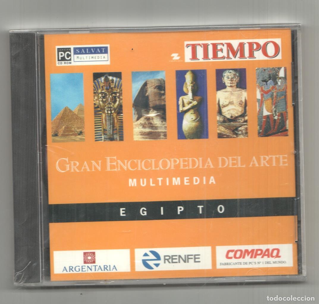 Collezionismo di Riviste e Giornali: CD Multimedia: Gran Enciclopedia del Arte - Egipto. Salvat - NULL