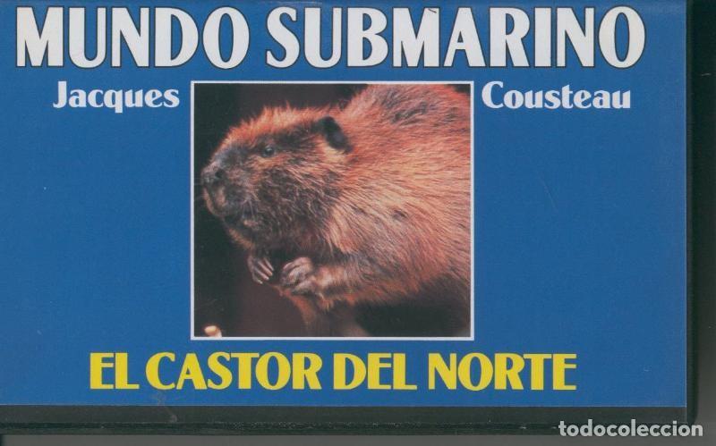 Collezionismo di Riviste e Giornali: Video VHS: Jacques Cousteau: Mundo Submarino numero 30: El castor del norte - Varios