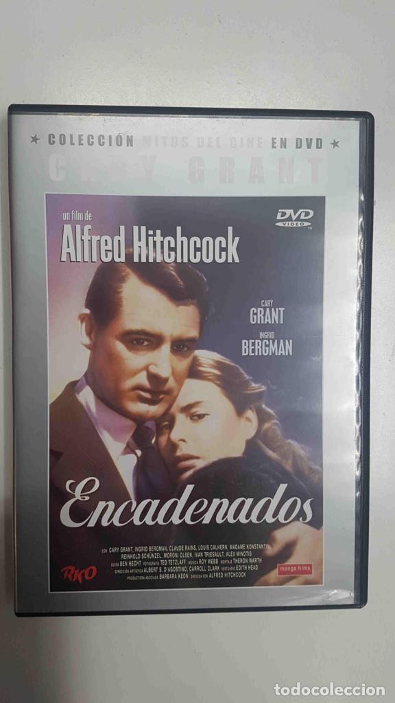 Coleccionismo de Revistas y Peri&oacute;dicos: DVD pelicula: Encadenados. Coleccion Mitos del Cine en DVD. Cary Grant. Un film de Alfred Hitchcock