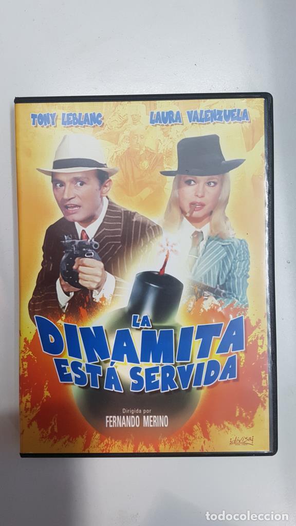 Collectionnisme de Revues et Journaux: DVD pelicula: La dinamita esta servida (1968). Dirigido por Fernando Merino con Tony Lebranc, Laura