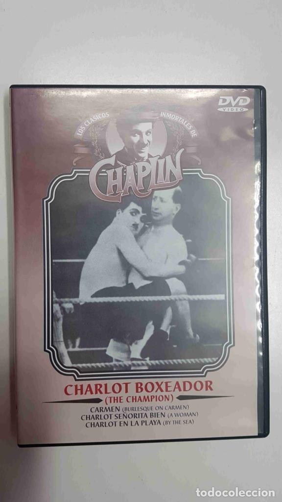 Colecionismo de Revistas e Jornais: DVD: Charlot boxeador (the champion). Los clasicos inmortales de Chaplin. Carmen, Charlot se&ntilde;orita b