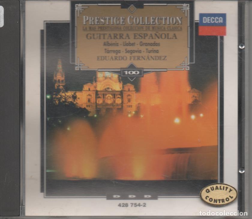 Coleccionismo de Revistas y Peri&oacute;dicos: CD E00032: Cd M&uacute;sica. Prestige Collection. Guitarras Espa&ntilde;olas. Eduardo Fern&aacute;ndez - Varios