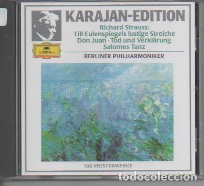 Collectionnisme de Revues et Journaux: CD E00122: Cd M&uacute;sica. Karajan-Edition. Richard Strauss. - Karajan