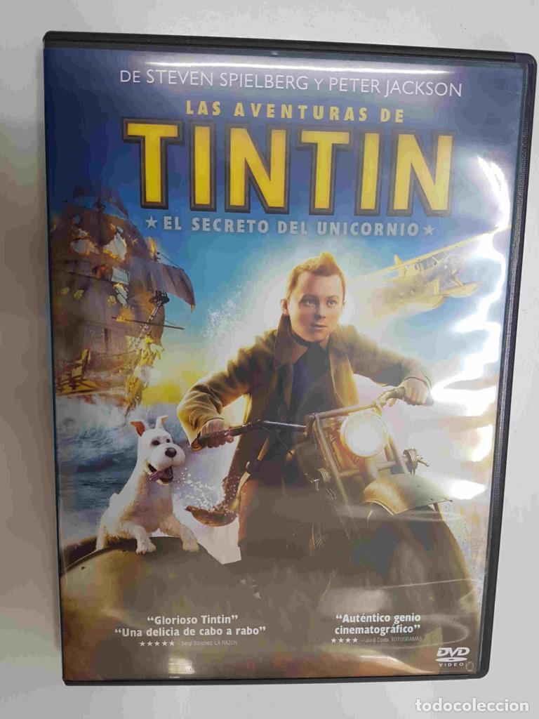 Collezionismo di Riviste e Giornali: DVD pelicula: Las aventuras de Tintin - el secreto del unicornio. De Steven Spielberg y Peter Jackso