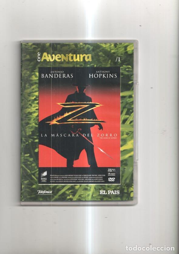 Sammeln von Zeitschriften und Zeitungen: Pelicula en DVD: La mascara del Zorro (Mask of Zorro). Con Anthony Hopkins y Antonio Banderas - NULL