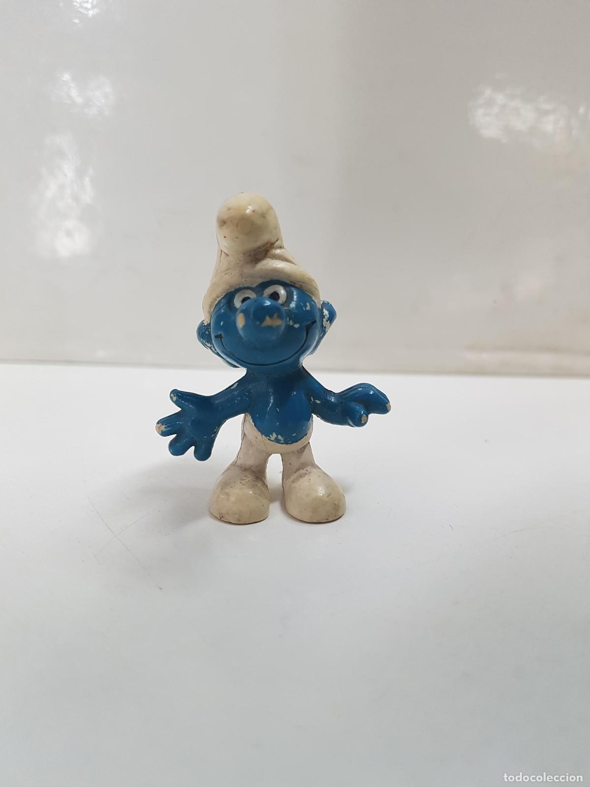 Coleccionismo de Revistas y Peri&oacute;dicos: Figura serie Los Pitufos: Pitufo normal