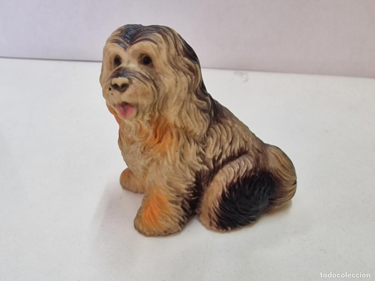 Colecionismo de Revistas e Jornais: Figura de goma: Perro de raza Antiguo pastor ingl&eacute;s - NULL
