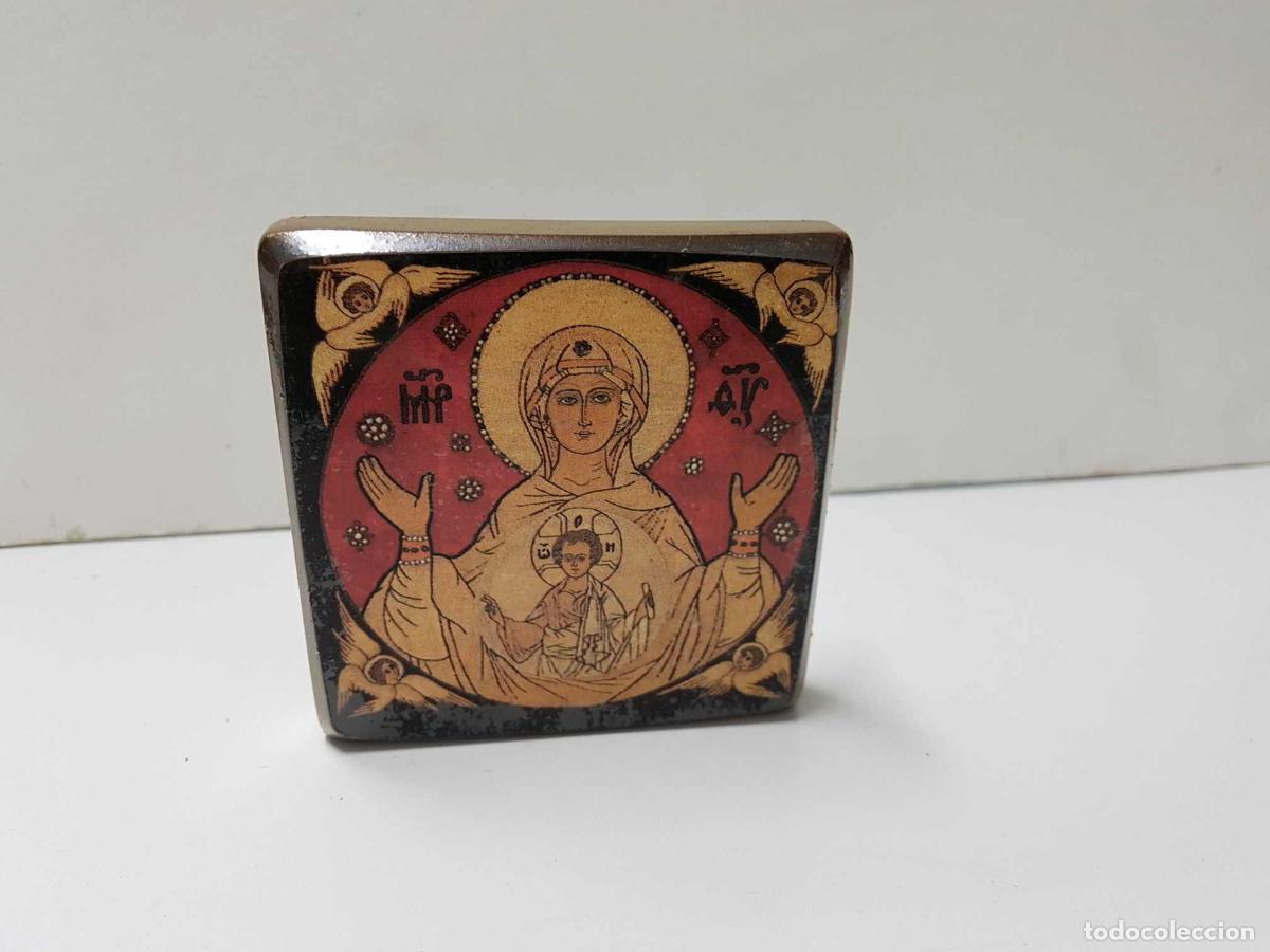 Sammeln von Zeitschriften und Zeitungen: Tablilla, la virgen y el ni&ntilde;o rodeados de angeles