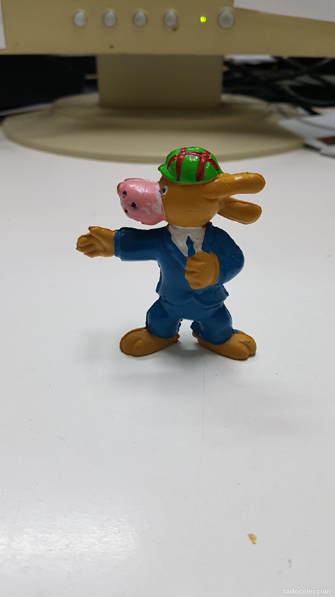 Colecionismo de Revistas e Jornais: Figura PVC: Inspector Dix, agente de policia britanica, de la serie de dibujos La vuelta al mundo de