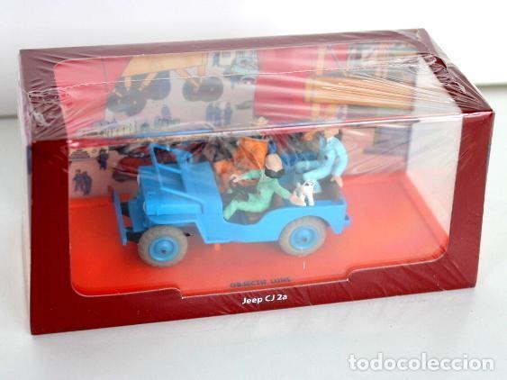 Coleccionismo de revistas y peri&oacute;dicos: TINTIN: Figura/Figurine Tintin: JEEP CJ 2a de Objetivo la Luna (MOULINSART) - Herge