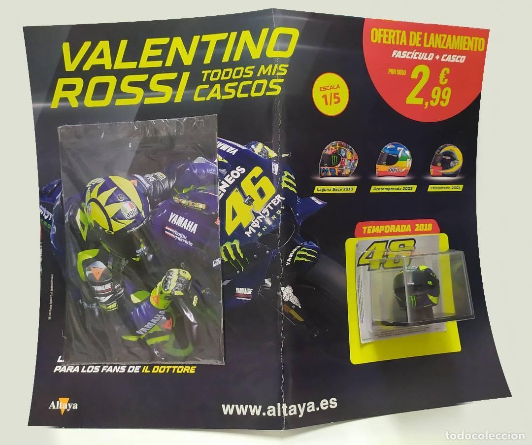 Coleccionismo de revistas y peri&oacute;dicos: Fasciculo Altaya: Valentino Rossi - Todos mis cascos 1 - varios